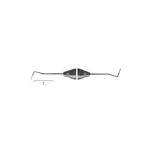 Hu-Friedy EXD26 #2 Double End Dental Explorer #6 Satin Steel Handle Hu-Friedy EXD26 #2 Double End Dental Explorer #6 Satin Steel Handle
